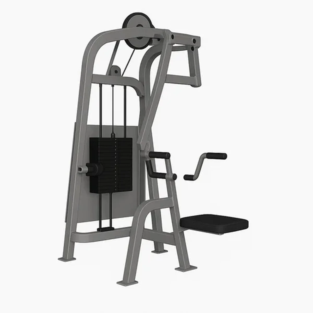 Lat Pulldown _ High Row Machine